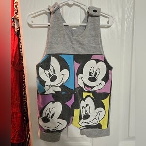 Upcycled Mickey Mouse Shortie